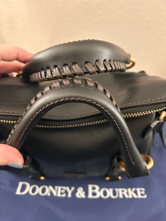 Dooney & Burke Micro Florentine Satchel Black - Picture 4 of 7